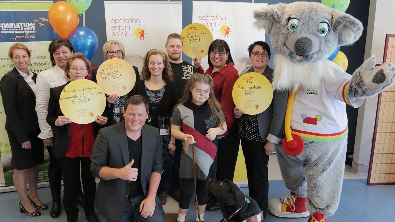 Opération Enfant Soleil remet un total de 55 151 $ à divers organismes de la région.