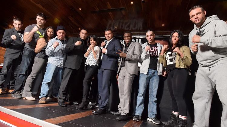 Conférence de presse d'hier avec Kimmy St-Pierre et les autres boxeurs.