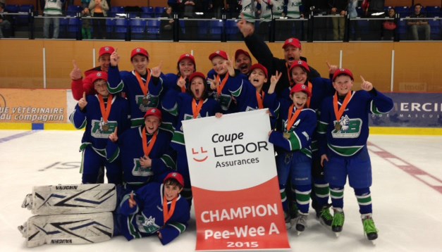 Les Lynx pee-wee A2 de Haute-Beauce sont champions des Regionaux