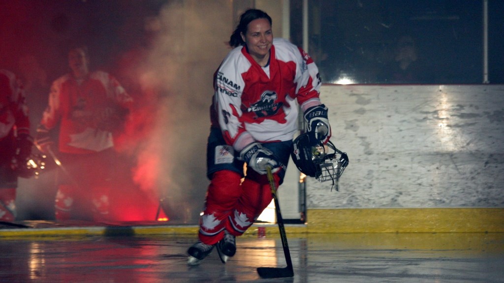 Un dernier match en Beauce pour la retraitée Lisa-Marie Breton-Lebreux