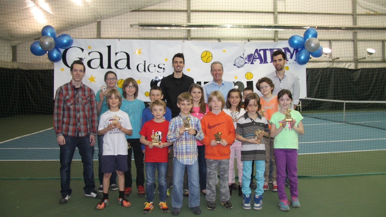 Le Tennis régional de Beauce récompense ses athlètes au Gala des Champions 