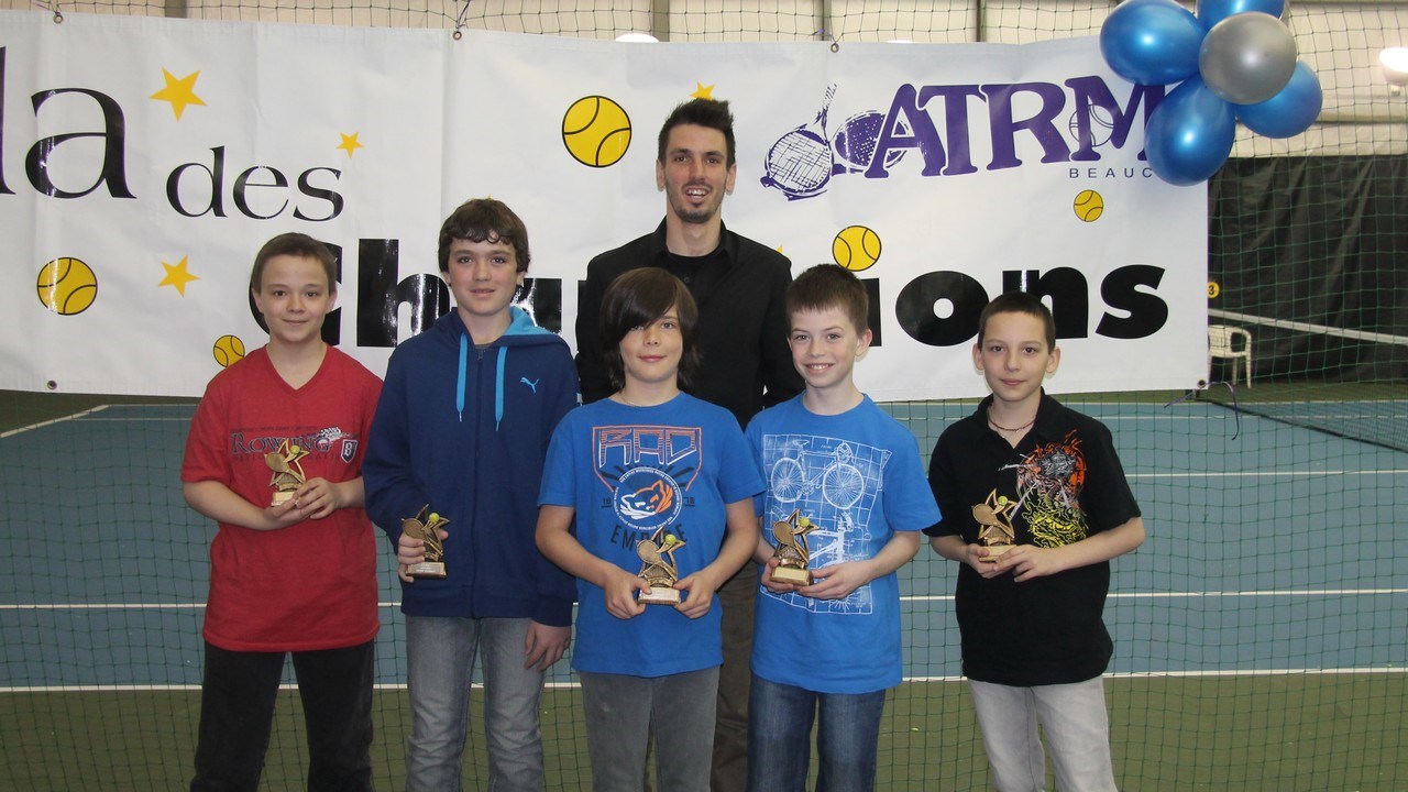 Le Tennis régional de Beauce récompense ses athlètes au Gala des Champions 