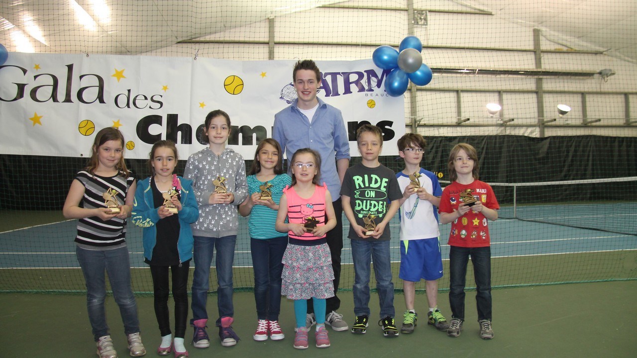 Le Tennis régional de Beauce récompense ses athlètes au Gala des Champions 