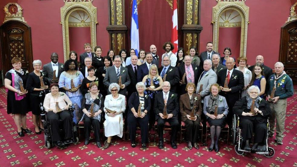 Jocelyne Rancourt reçoit un prestigieux prix Hommage bénévole Québec 