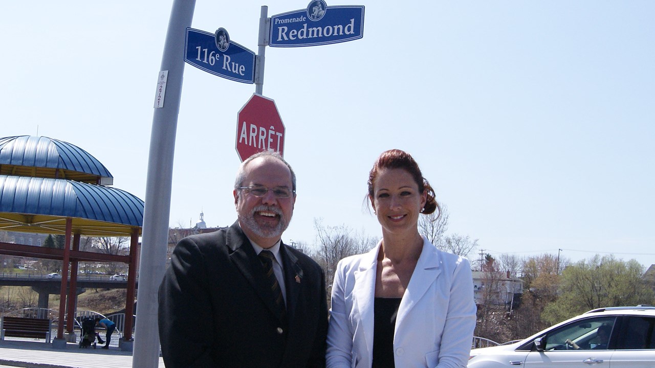 Claude Morin et Amélie Ferland