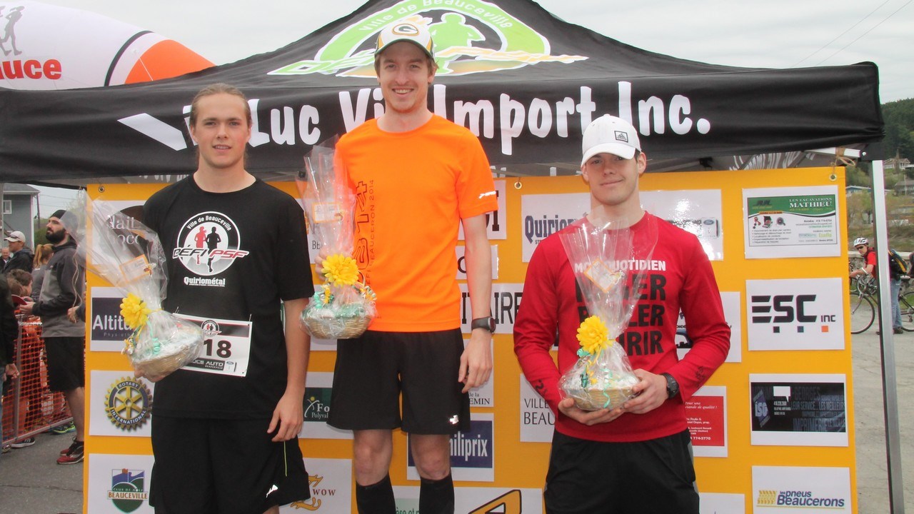 Podium du 5 km.