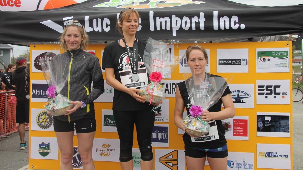 Podium du 10 km.