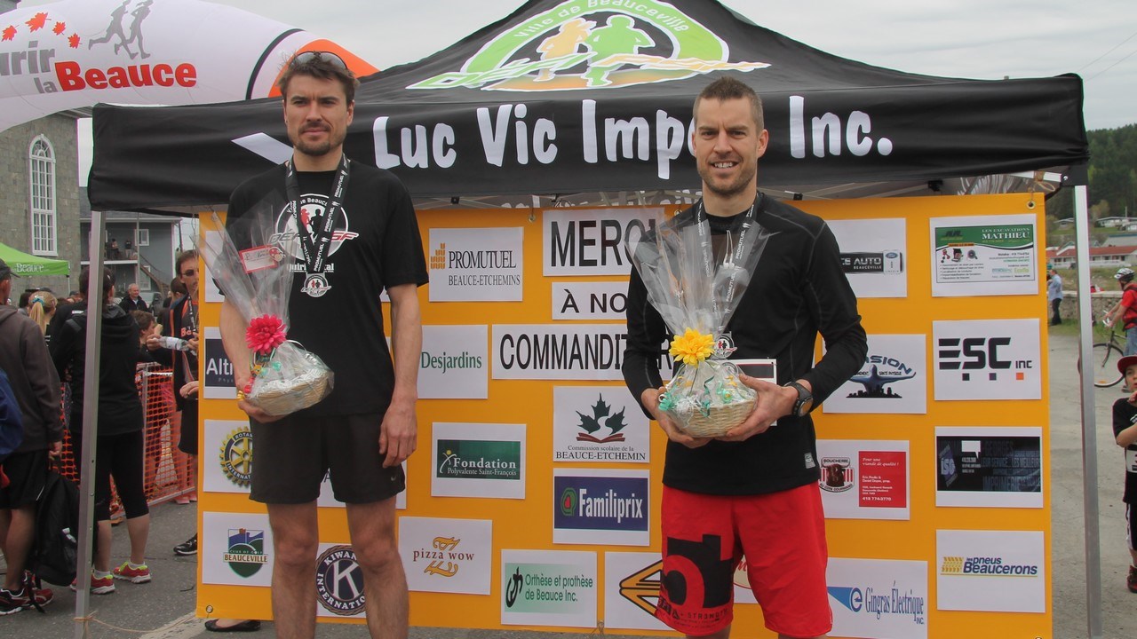 Podium du 10 km.