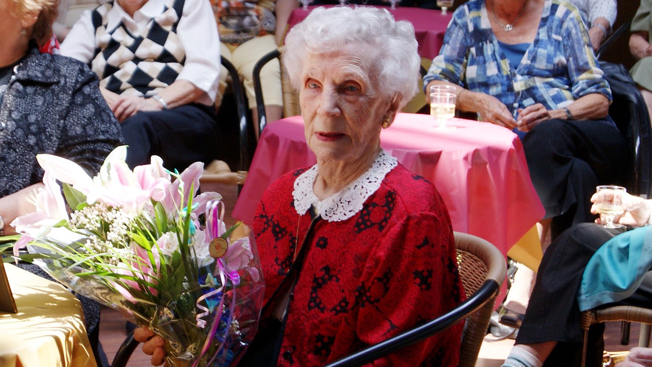 Marthe Gendron a eu 100 ans aujourd'hui.