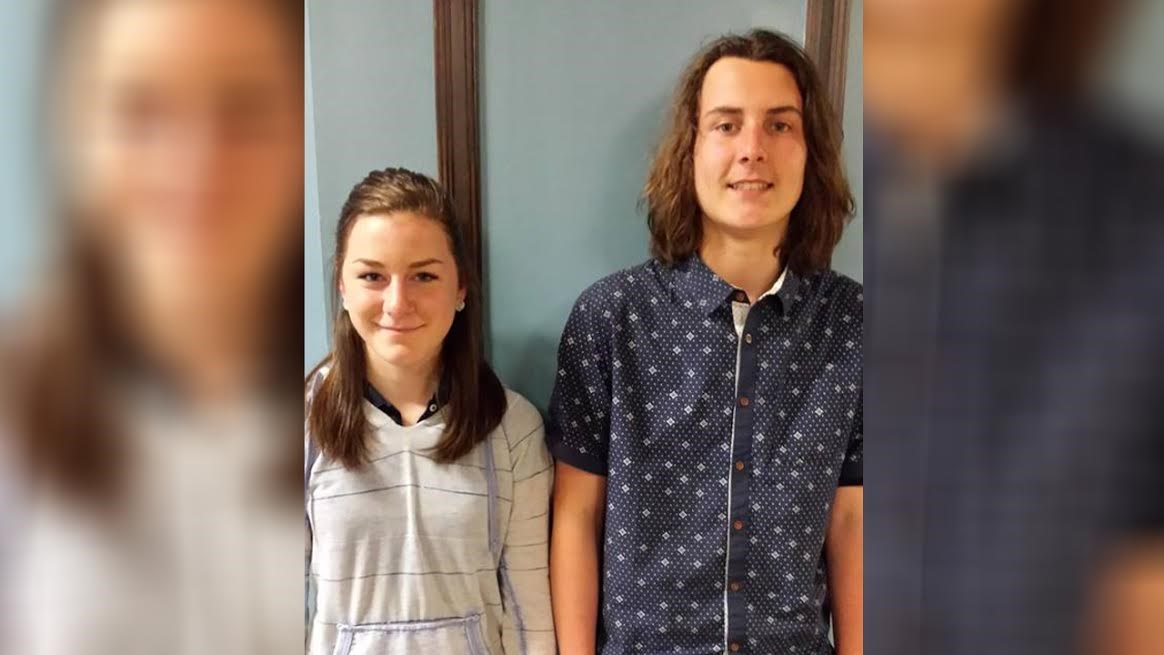 Kelly-Ann Veilleux et Zachary Poulin