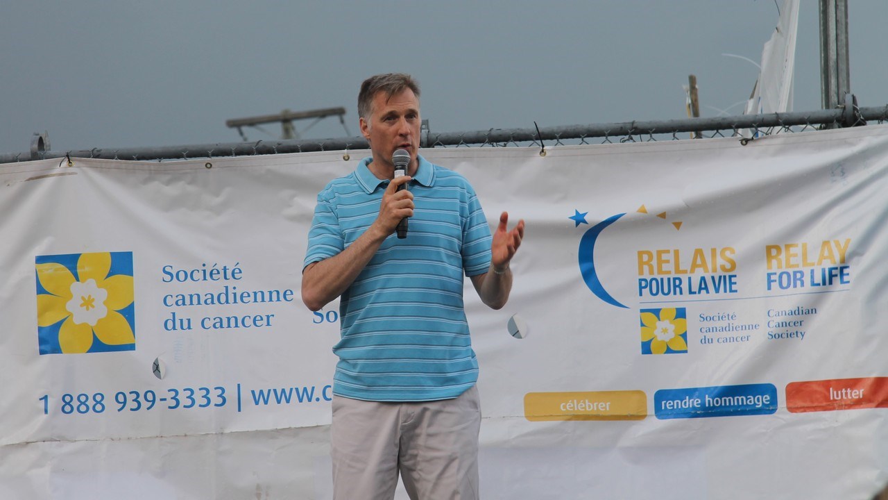 Tout comme son père Gilles Bernier, le député fédéral de Beauce, Maxime Bernier, était présent.