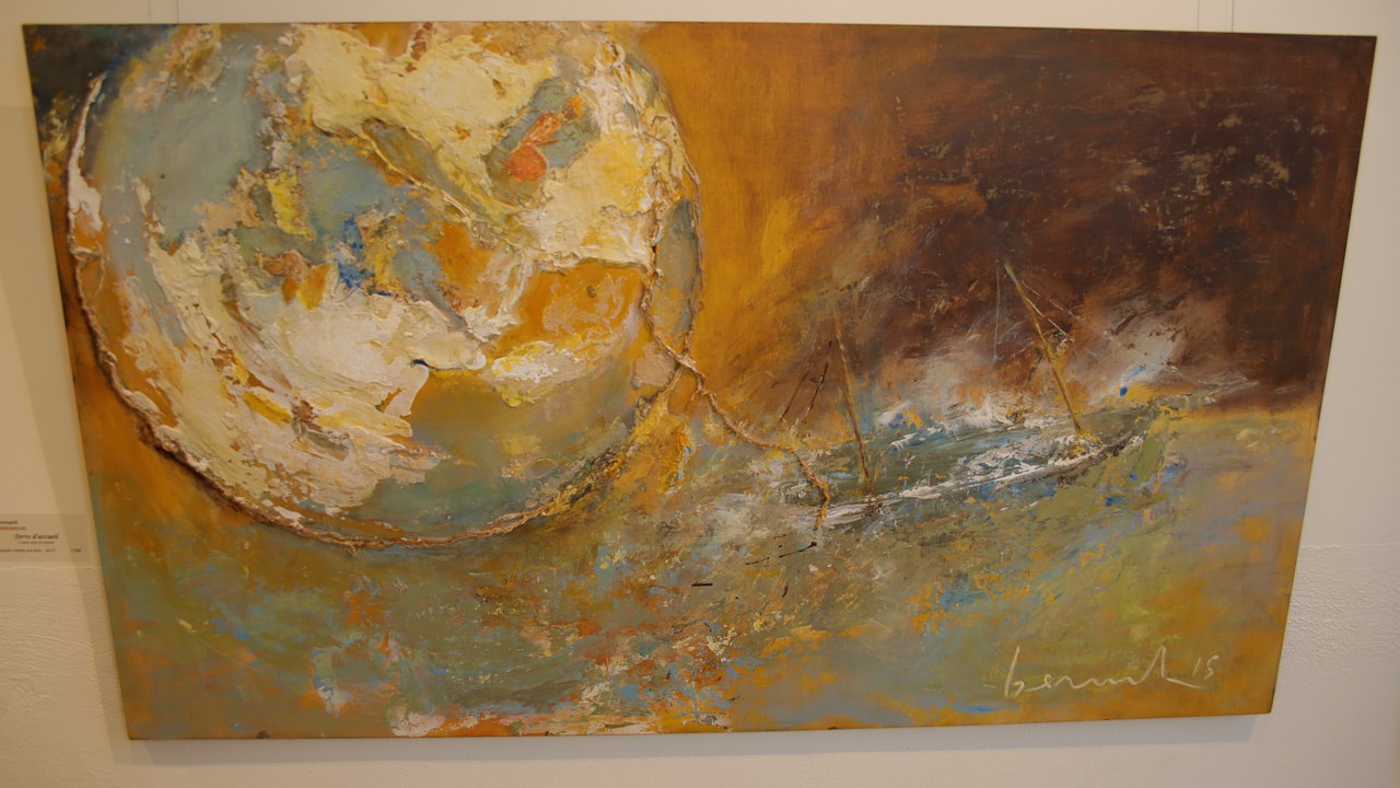 L’artiste peintre Lise Bernard fait voyager de « L’autre côté du monde » au Centre culturel Marie-Fitzbach
