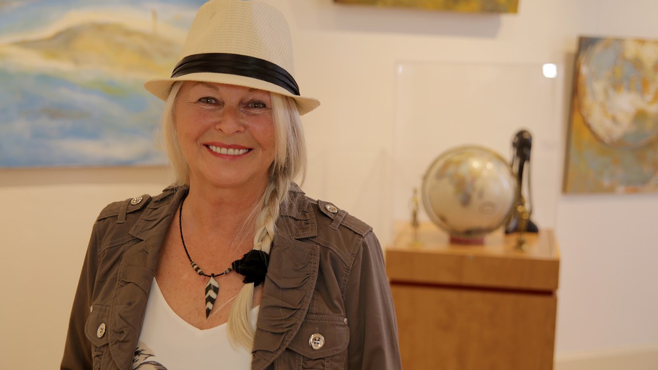 L’artiste peintre Lise Bernard