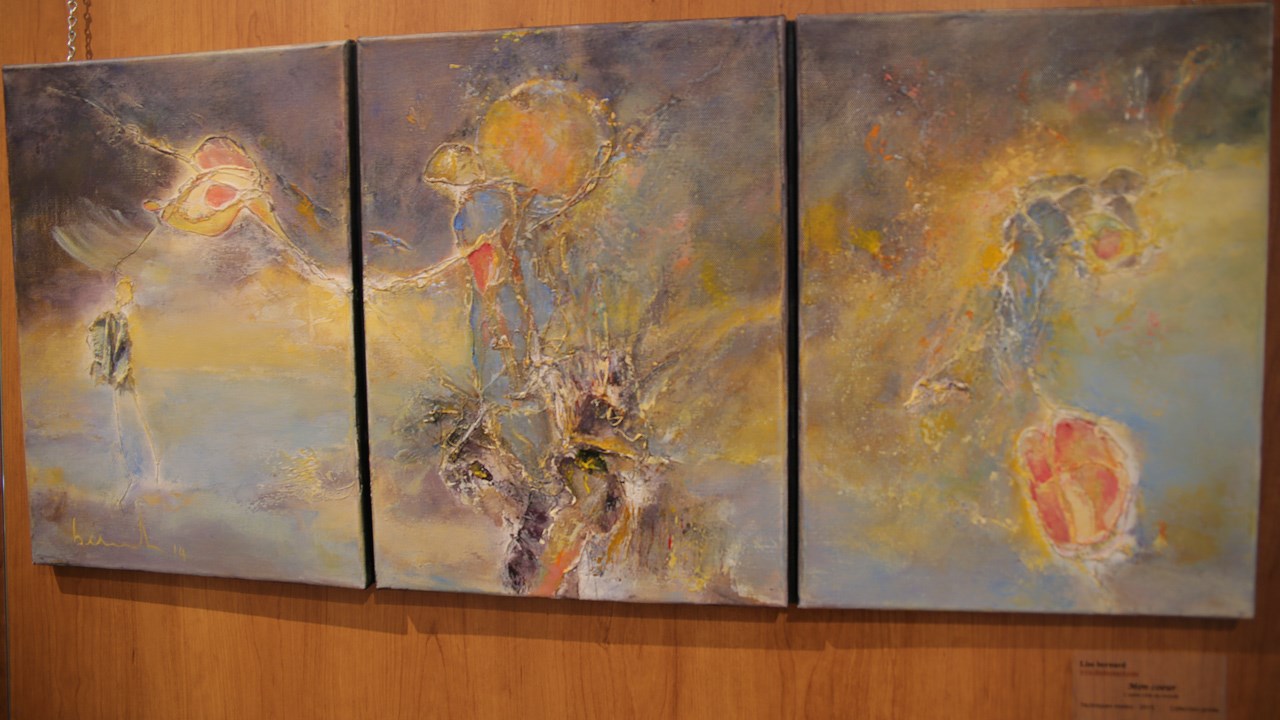 L’artiste peintre Lise Bernard fait voyager de « L’autre côté du monde » au Centre culturel Marie-Fitzbach