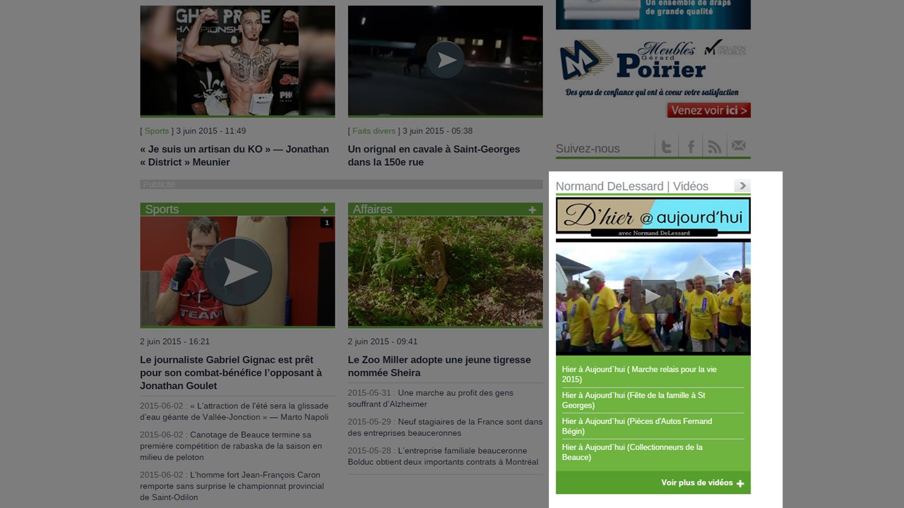 EnBeauce.com s’associe à Normand DeLessard pour la diffusion de capsules vidéo