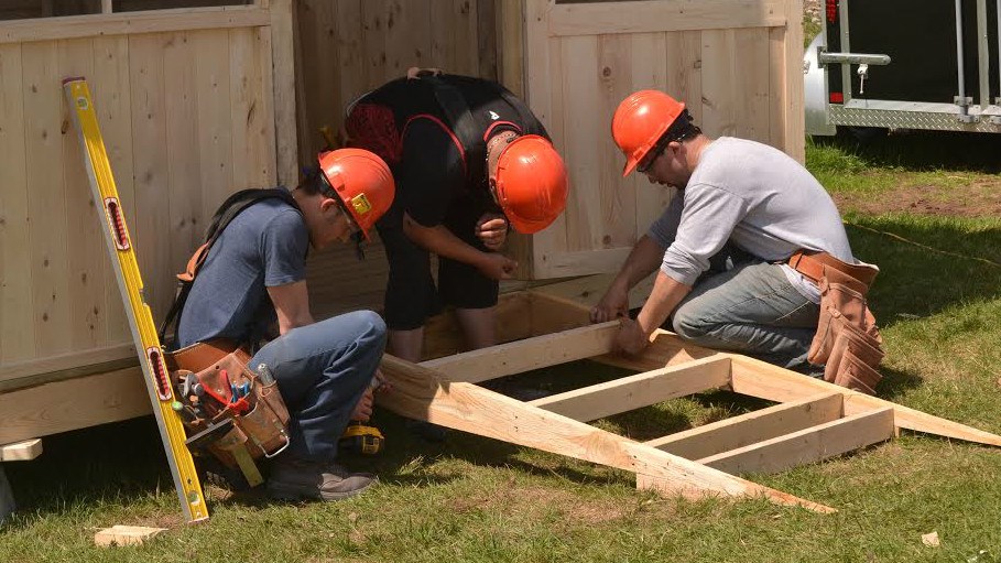 Le CFP Pozer construit pour une bonne cause