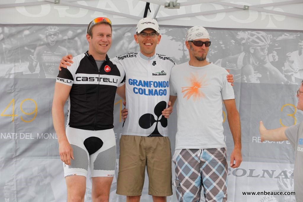 Alexandre Mathieu remporte le GranFondo Colnago 2015 sous un ciel idéal