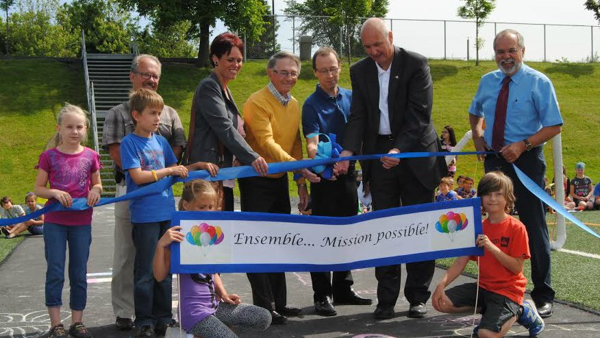 L’école Lacroix inaugure sa cour rénovée