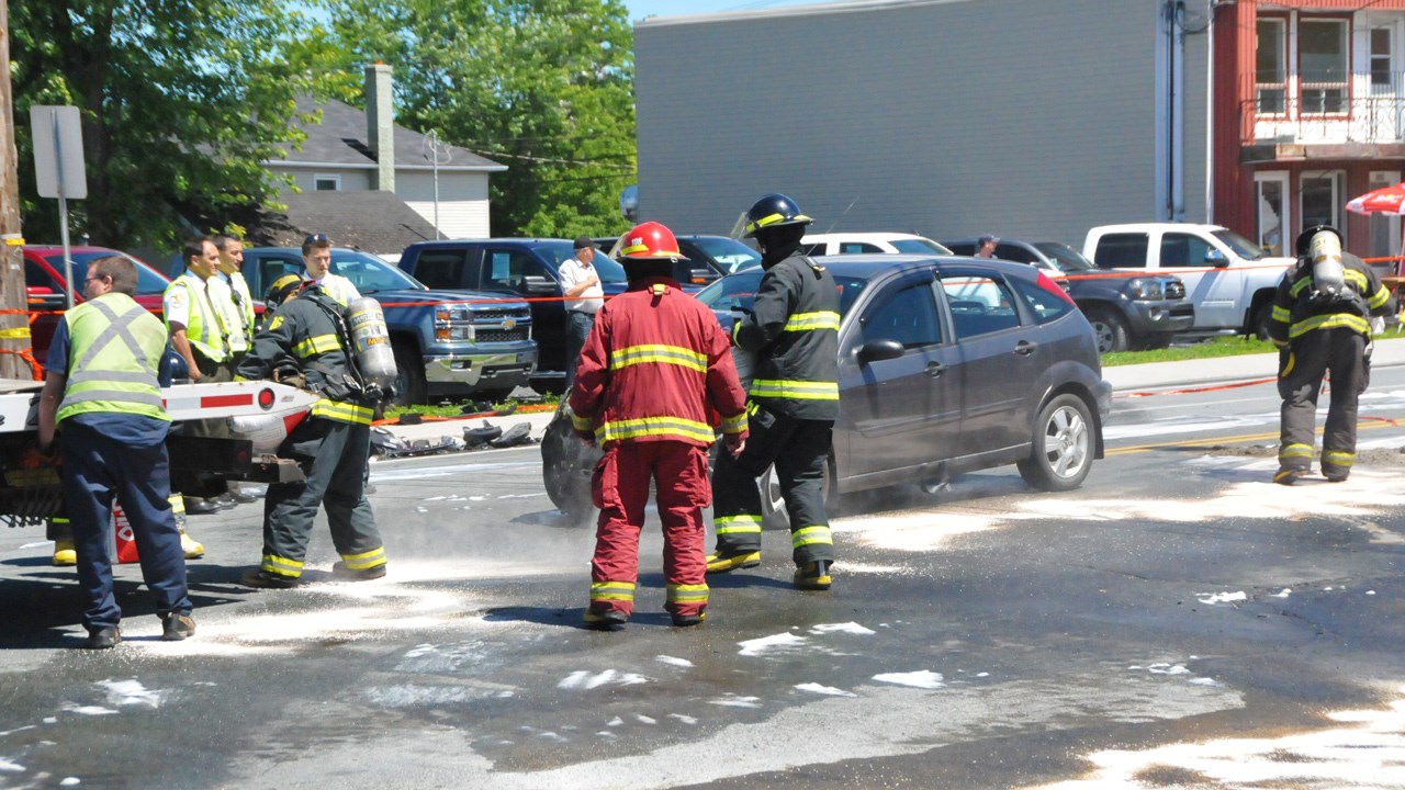 Déversement de diesel sur le boulevard Dionne et dans la rivière Chaudière à Saint-Georges