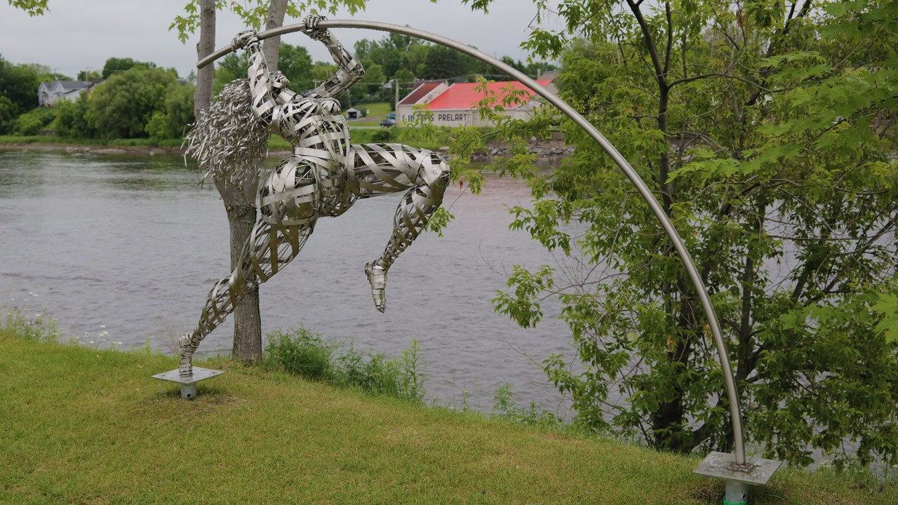 "La sauteuse à la perche" de Robin St-Amant.