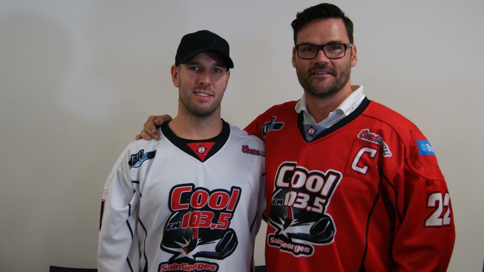 Kévin Cloutier et Éric Bertrand