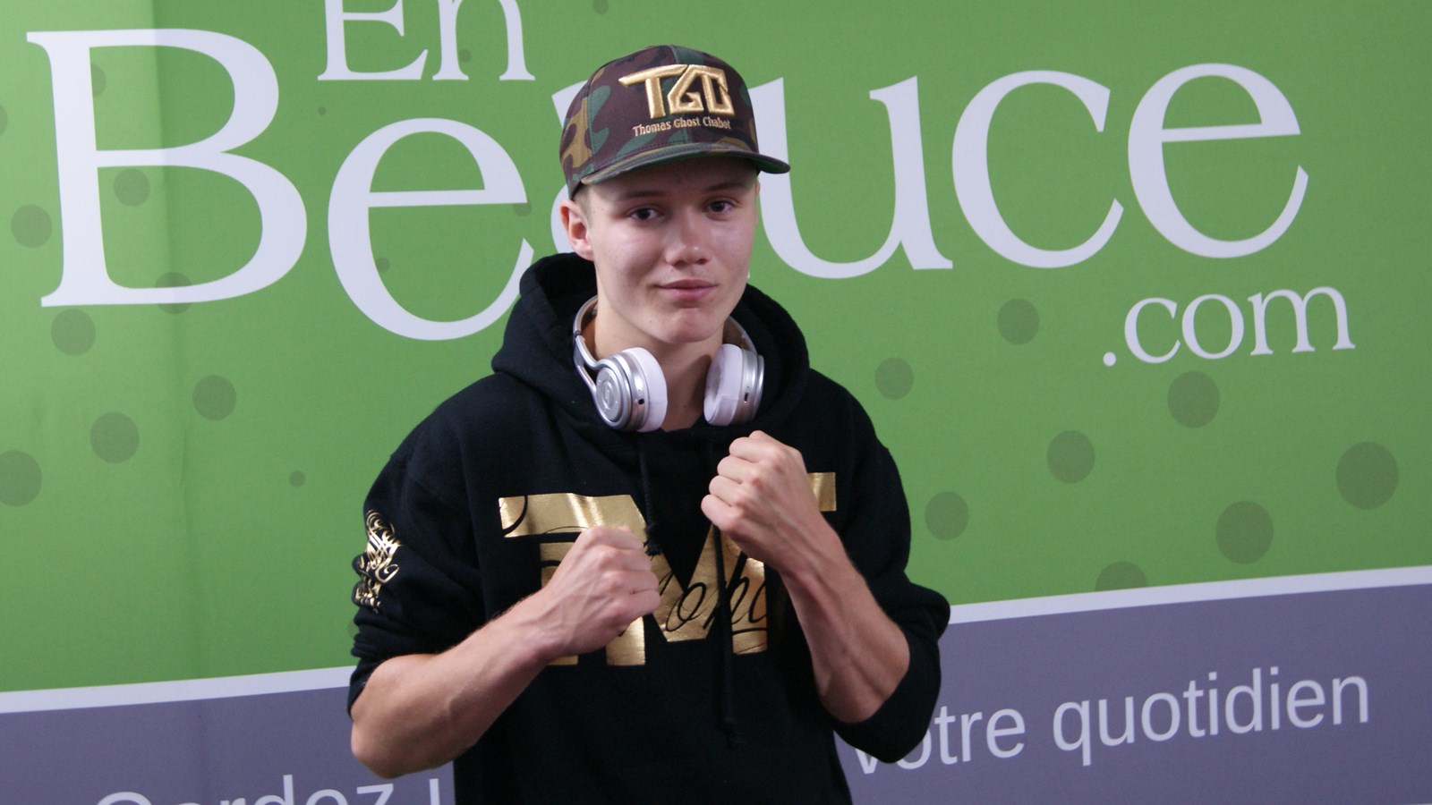 Le boxeur Thomas « The Ghost » Chabot