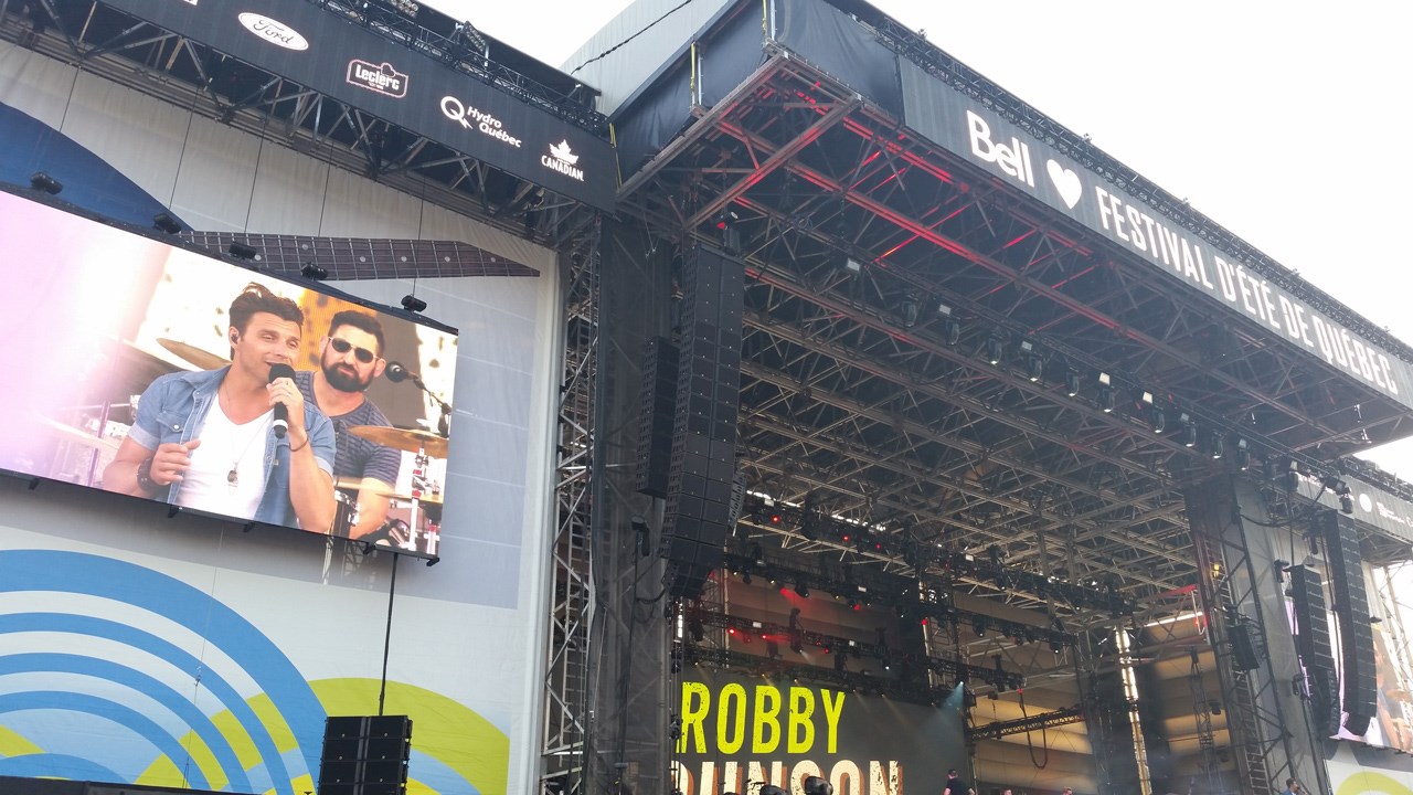 Le Beauceron Robby Johnson offre une solide performance au Festival d’été de Québec