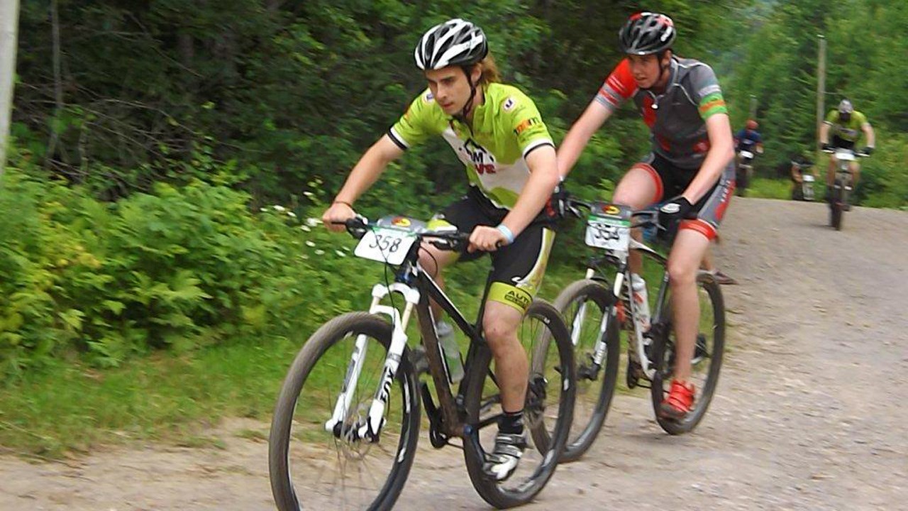 Alex Goulet de l'équipe Vélo Savard.