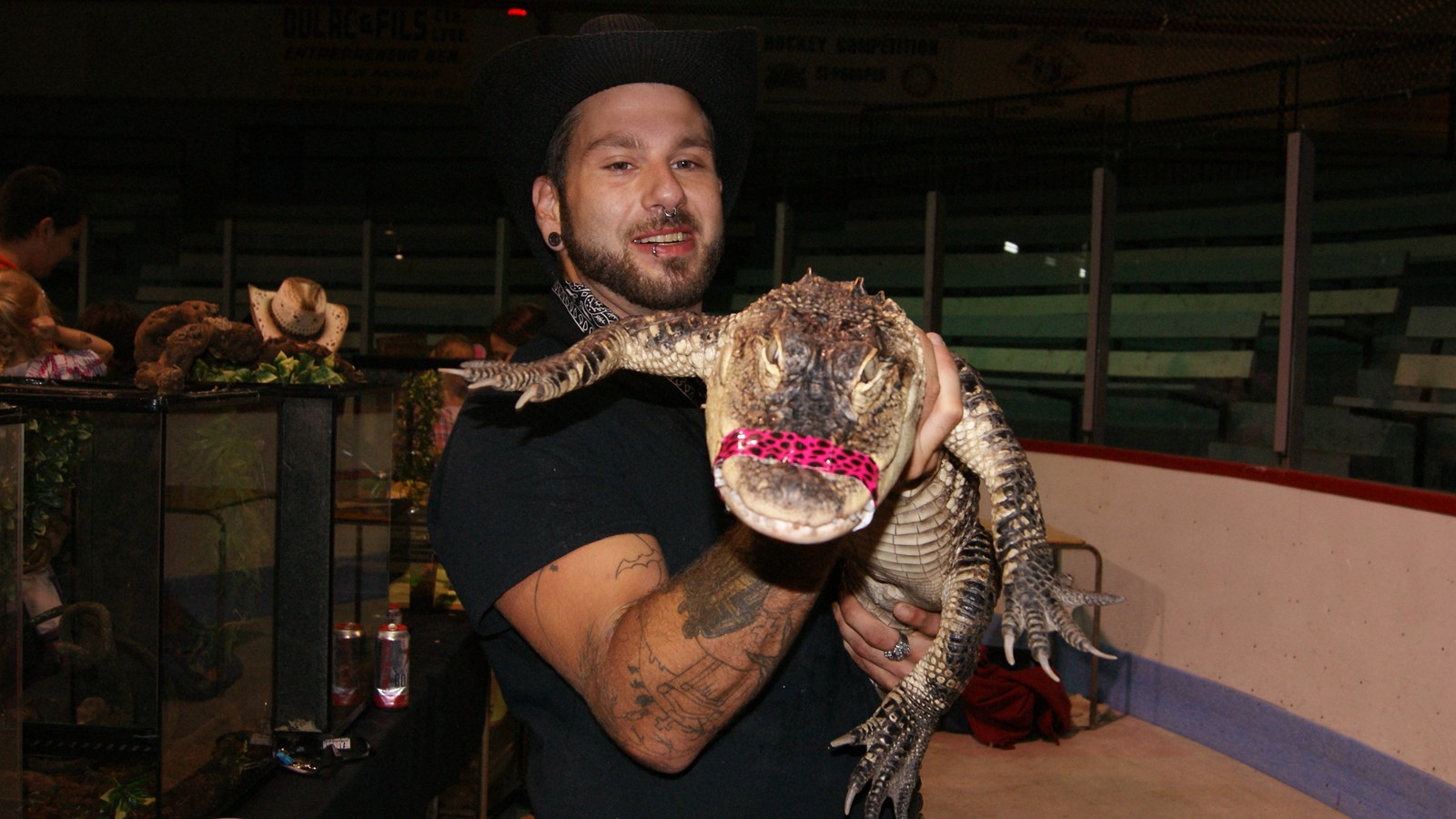 L'alligator était la vedette principale de « Repti-Zone »
