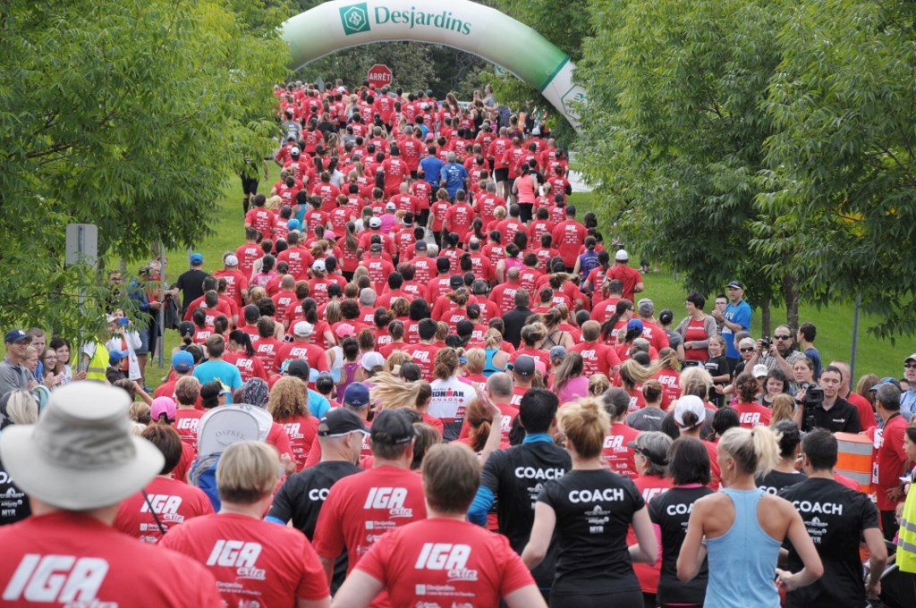 Un total de 1108 coureurs ont participé à la Ruée des Jarrets