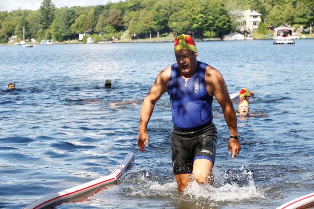 Le Triathlon du Lac-Poulin permet d'amasser 23 500$ pour la bonne cause