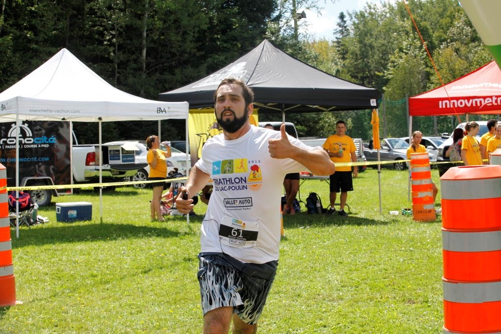 Le Triathlon du Lac-Poulin permet d'amasser 23 500$ pour la bonne cause