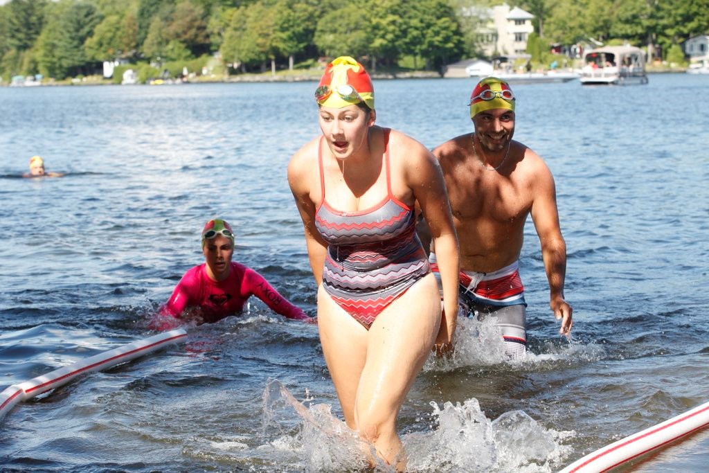Le Triathlon du Lac-Poulin permet d'amasser 23 500$ pour la bonne cause