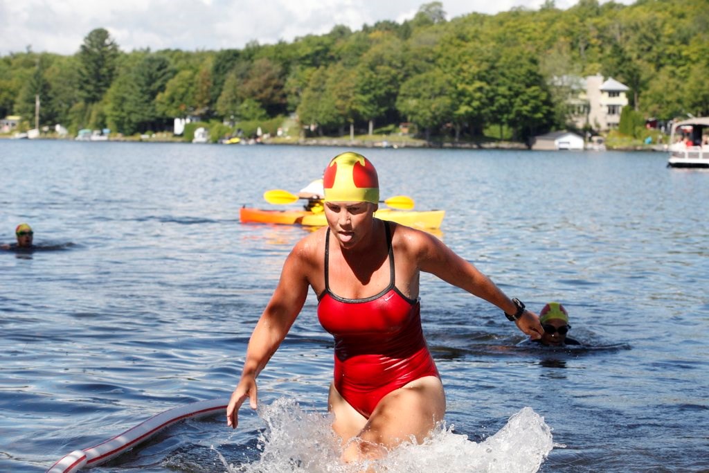Le Triathlon du Lac-Poulin permet d'amasser 23 500$ pour la bonne cause