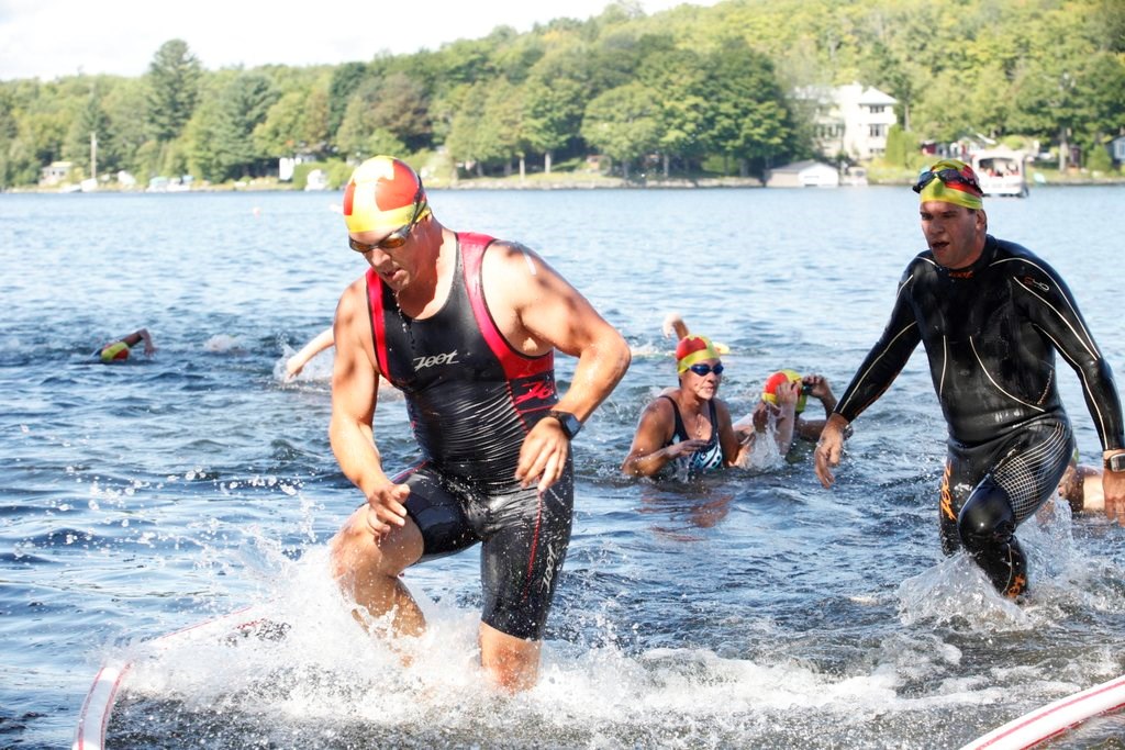 Le Triathlon du Lac-Poulin permet d'amasser 23 500$ pour la bonne cause