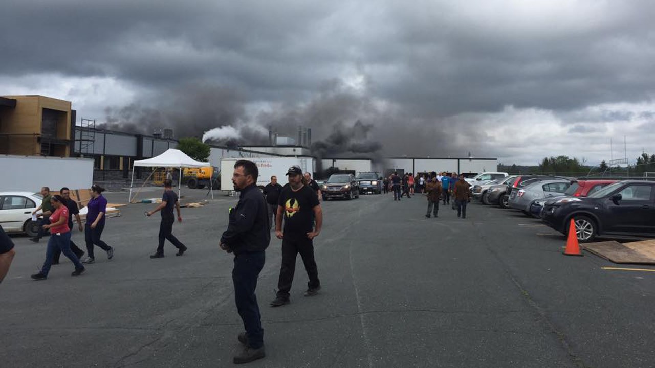 Une fuite de propane cause un incendie chez Rotobec