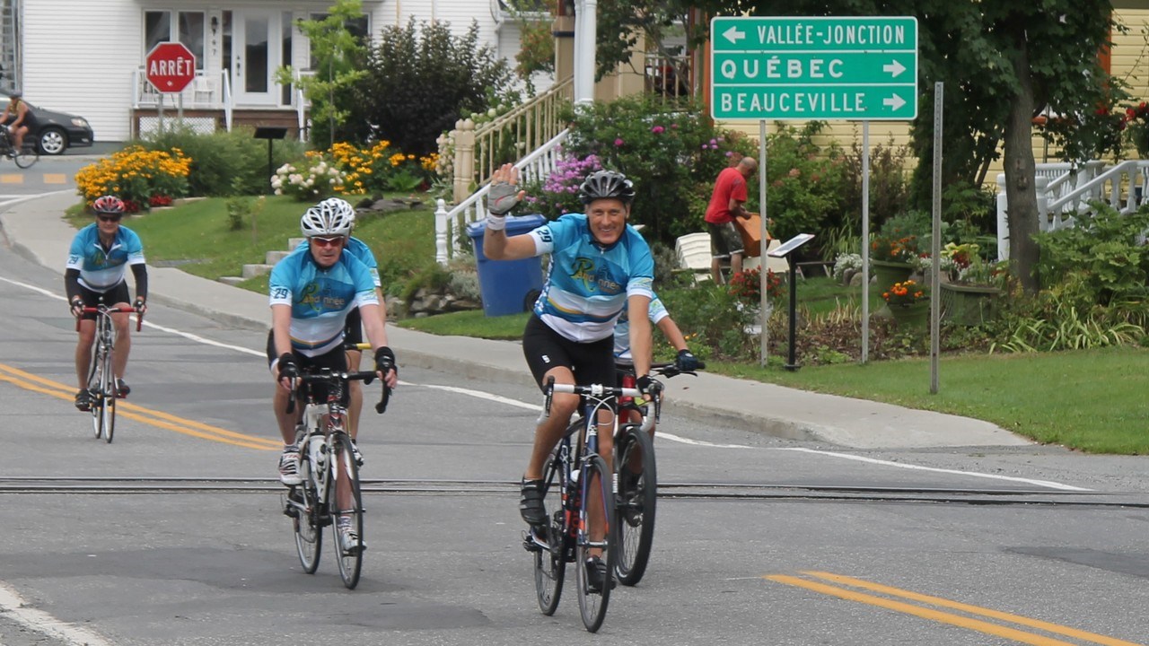La « Randonnée Beauce 2015 » avec Marie-Philip Poulin permet d'amasser 25 000 $ pour la piste cyclable