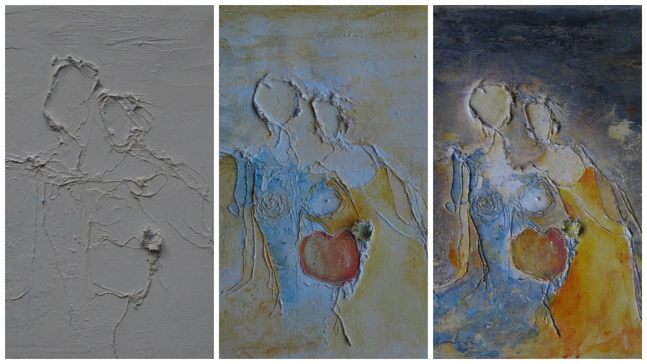 Évolution du tableau « Elles ».