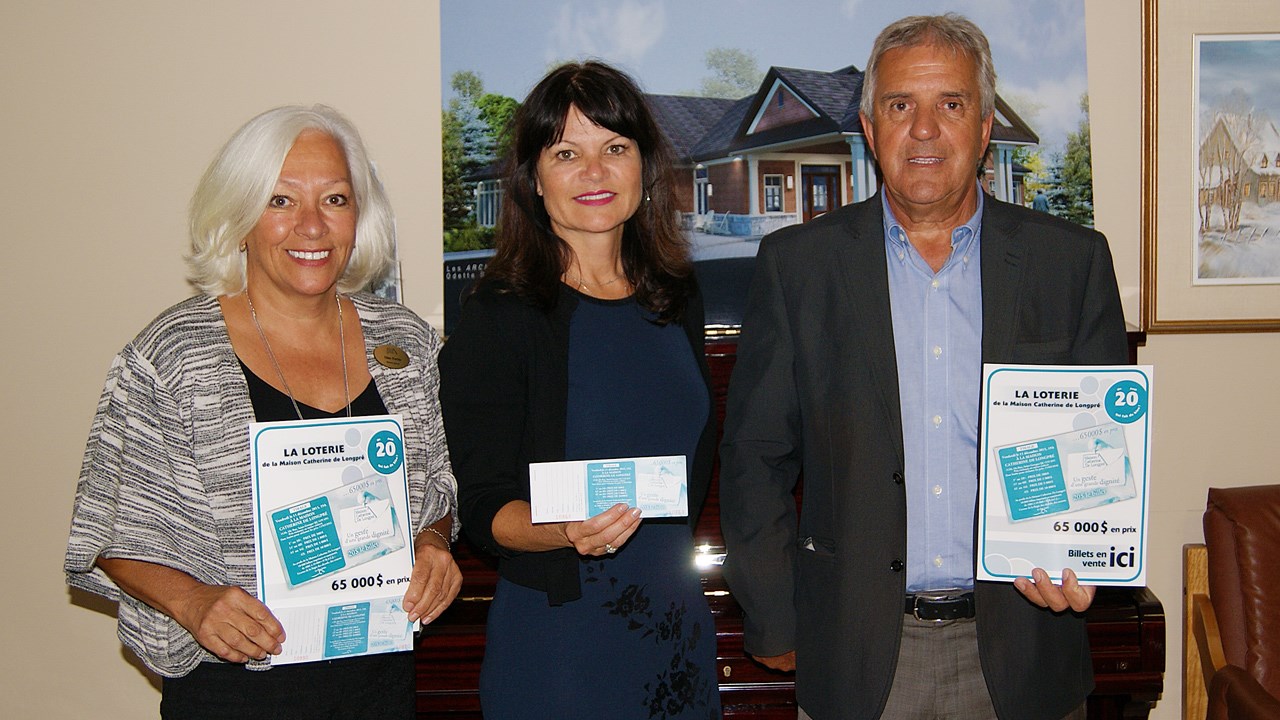Aline Fortin, Lisa Fecteau et Léon Drouin