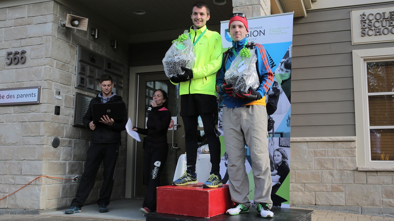 Les gagnants du 10km.