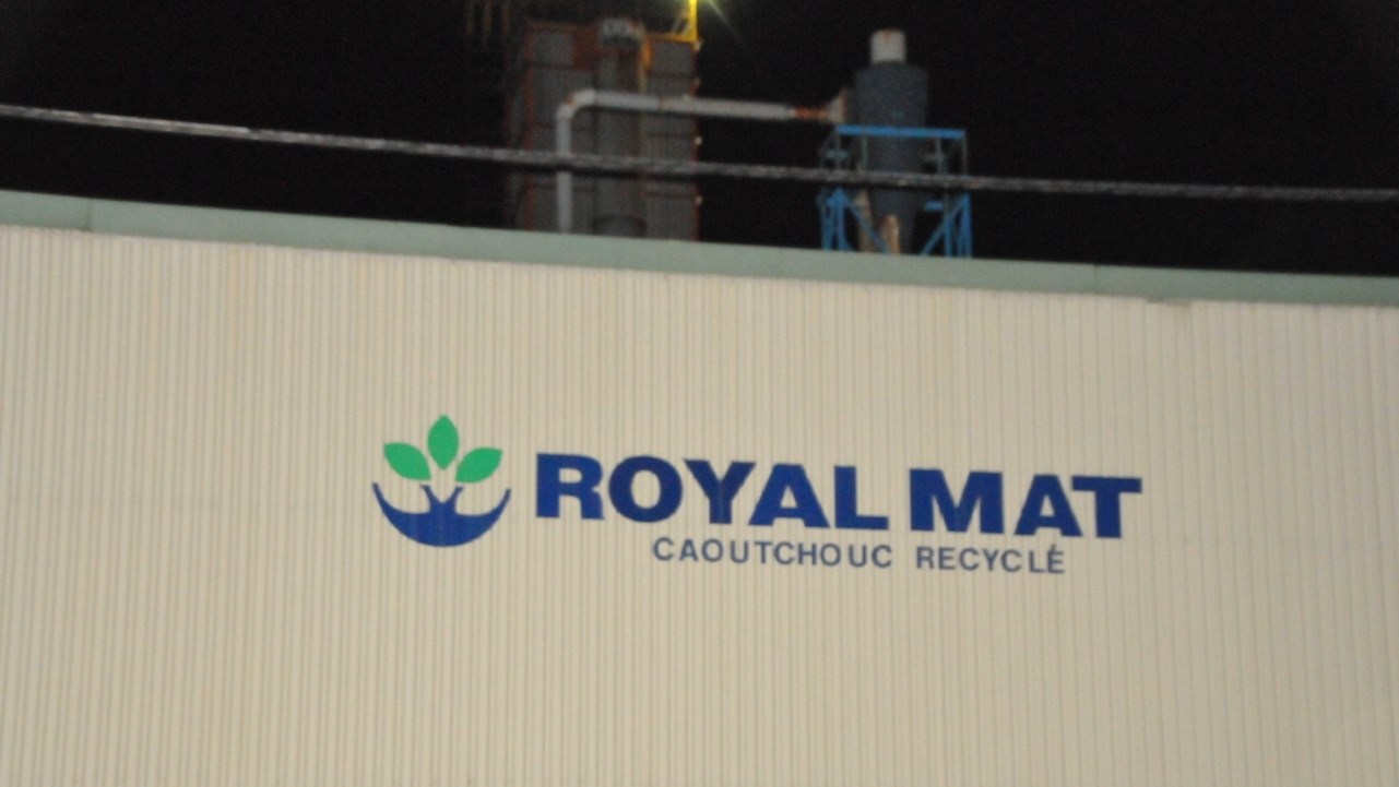 Incendie dans l'usine de Royal Mat à Beauceville