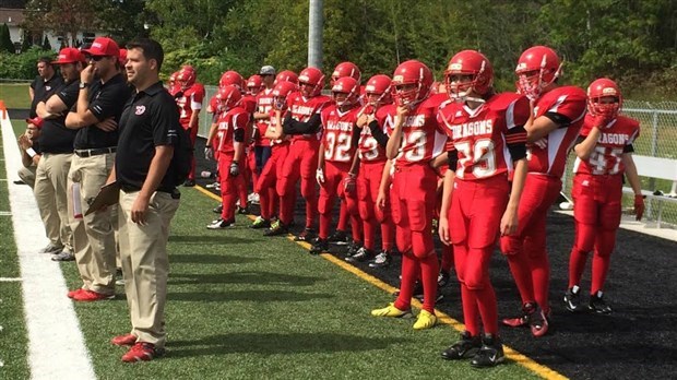 Les Dragons cadets se font blanchir 29-0 par les Corsaires