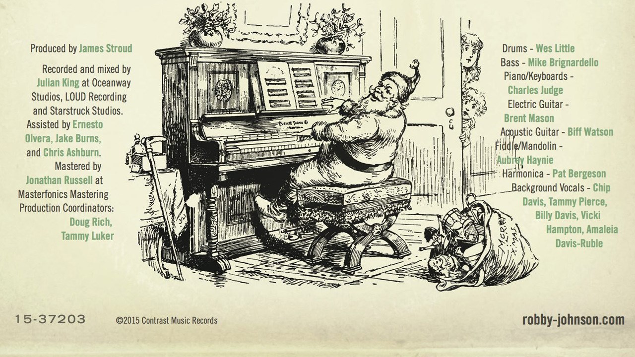 Robby Johnson lance un mini-album de Noël