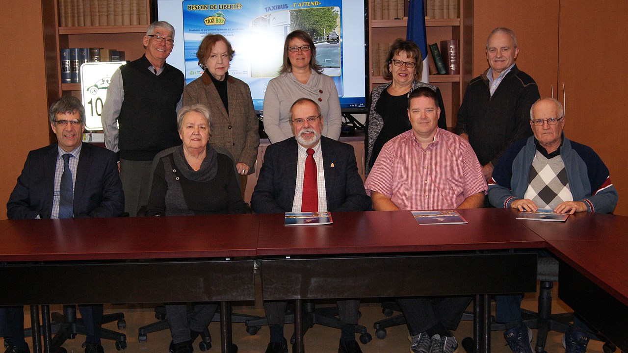 Théodore Cusson devient le 5001 membre de Taxibus