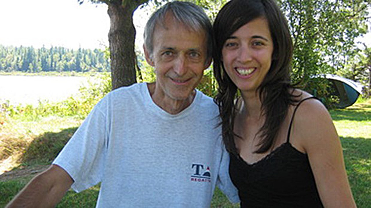 Avec mon père, au chalet familial!