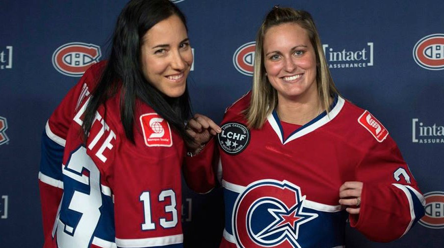 Caroline Ouellette et Marie-Philip Poulin