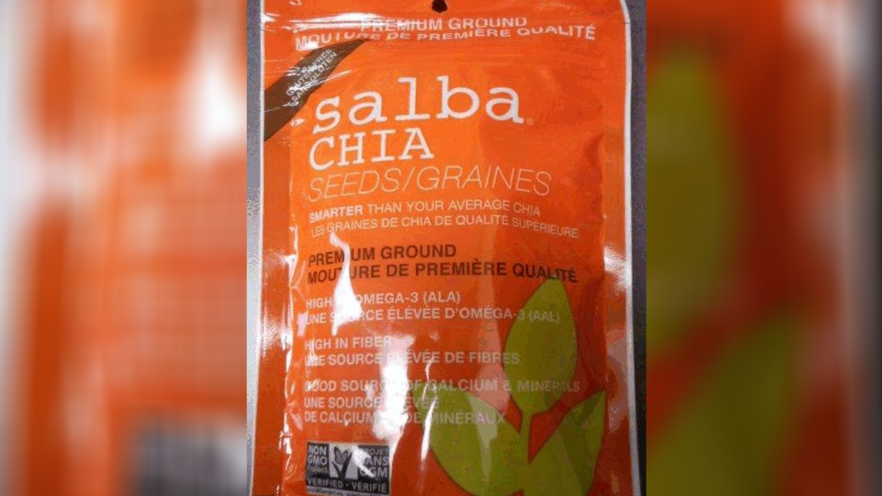 L'ACIA demande le rappel des graines de chia de la marque Salba