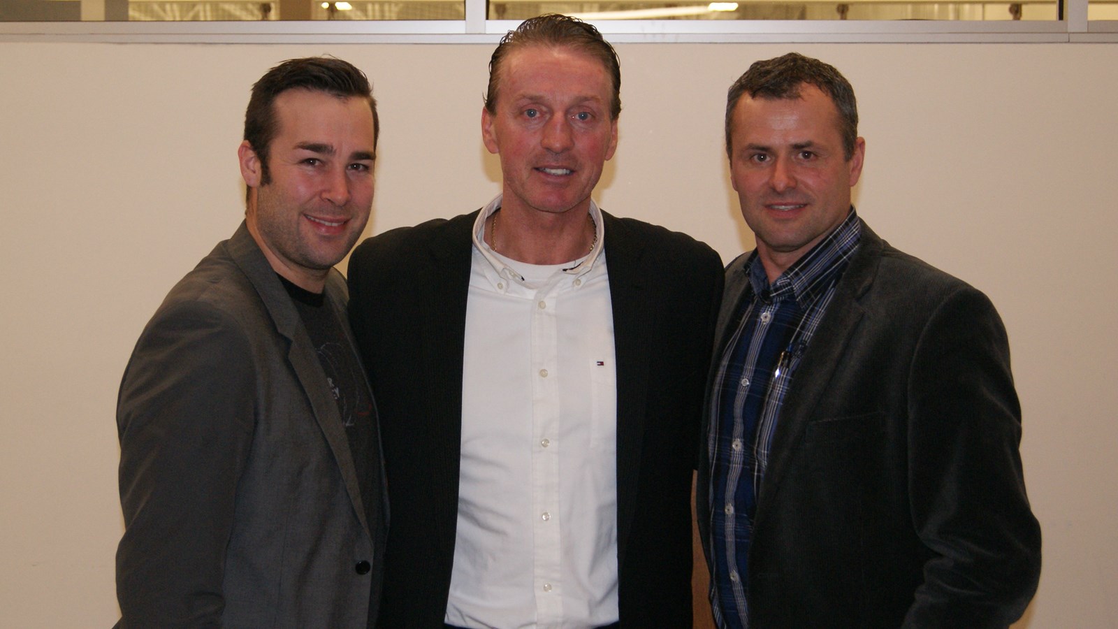 Steve Gaudreau, Marc Fortier et Éric Roy