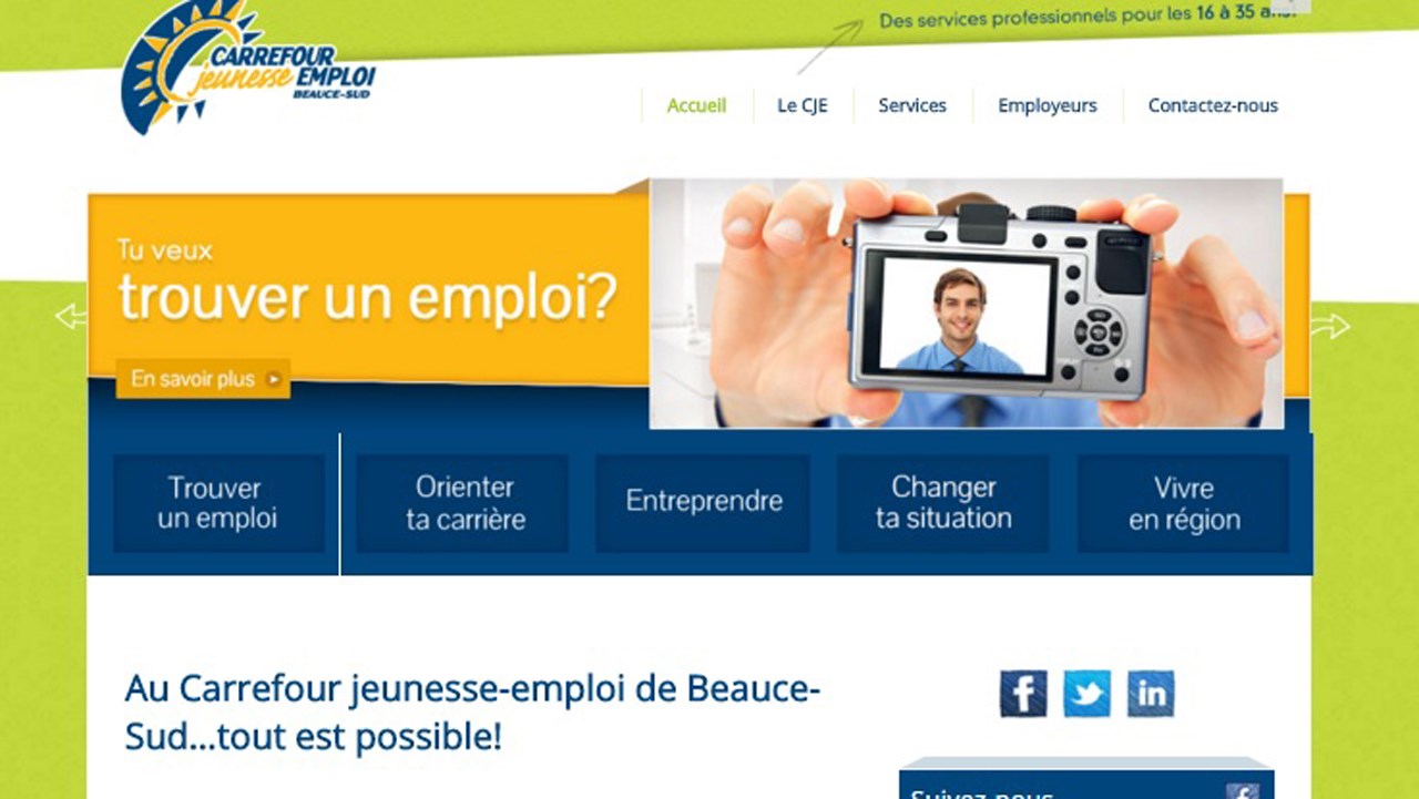 Le CJE de Beauce-Sud lance un nouveau site Web plus convivial