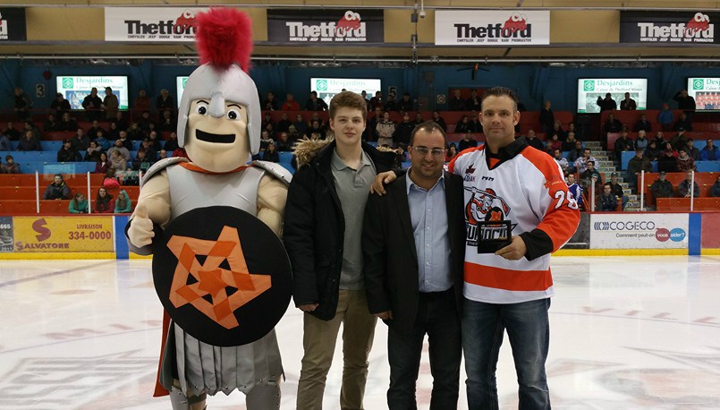 Le robuste hockeyeur Joël Thériault sera de retour cette saison dans les couleurs de l'Assurancia de Thetford Mines.